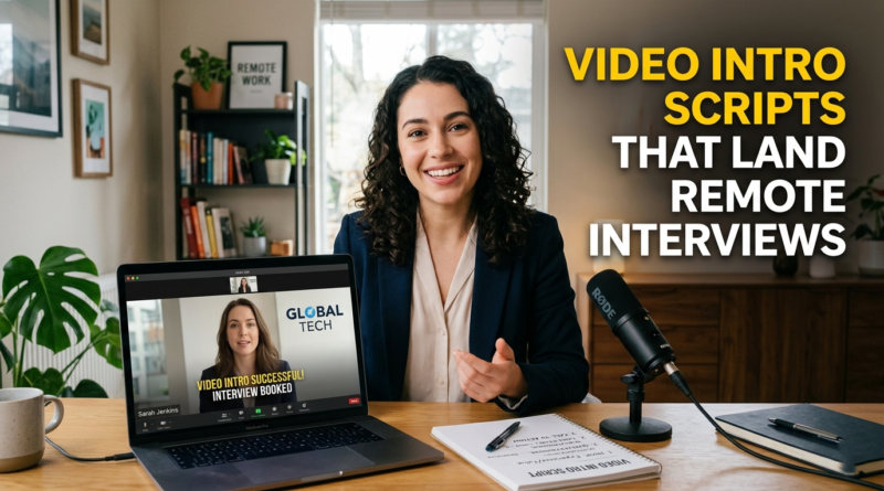 Video Intro Scripts That Land Remote Interviews